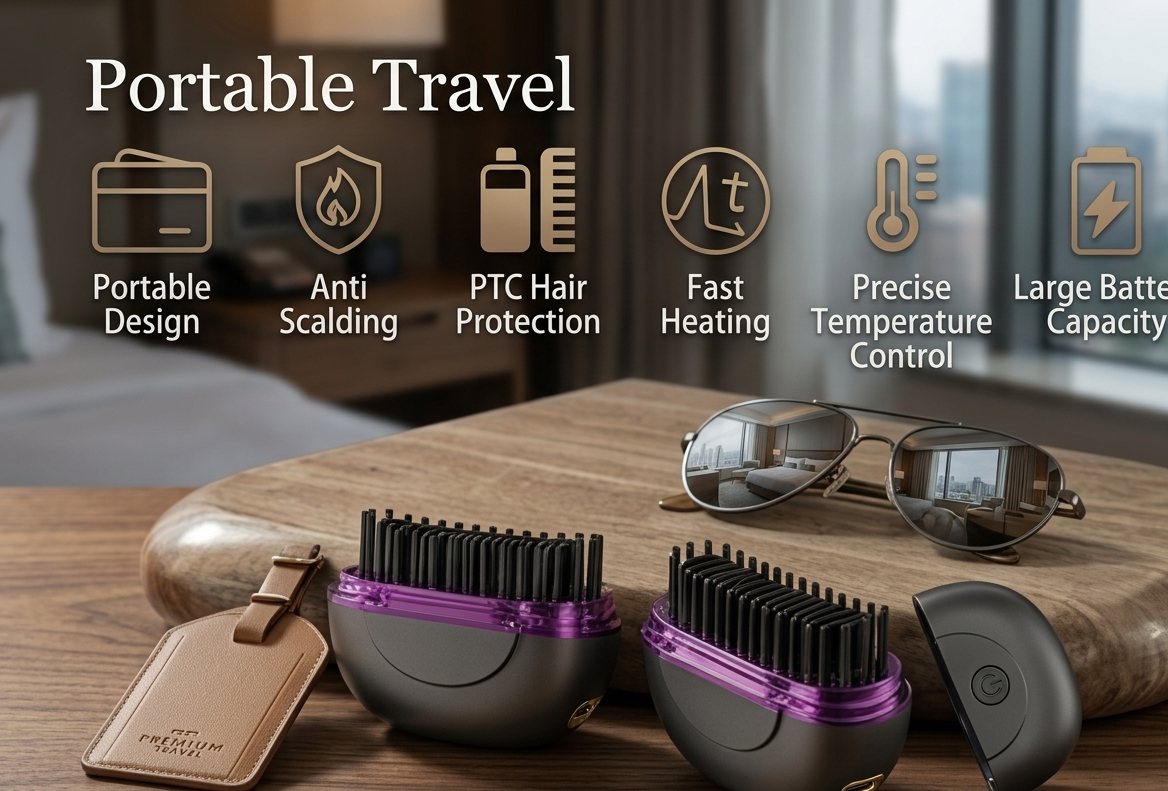 mini potable hair straightener