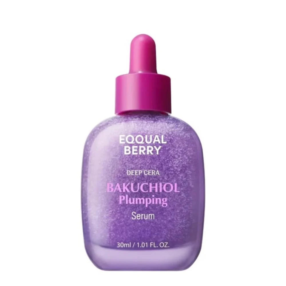 EQQUALBERRY Bakuchiol Plumping Serum — Plant-Based Retinol Alternative