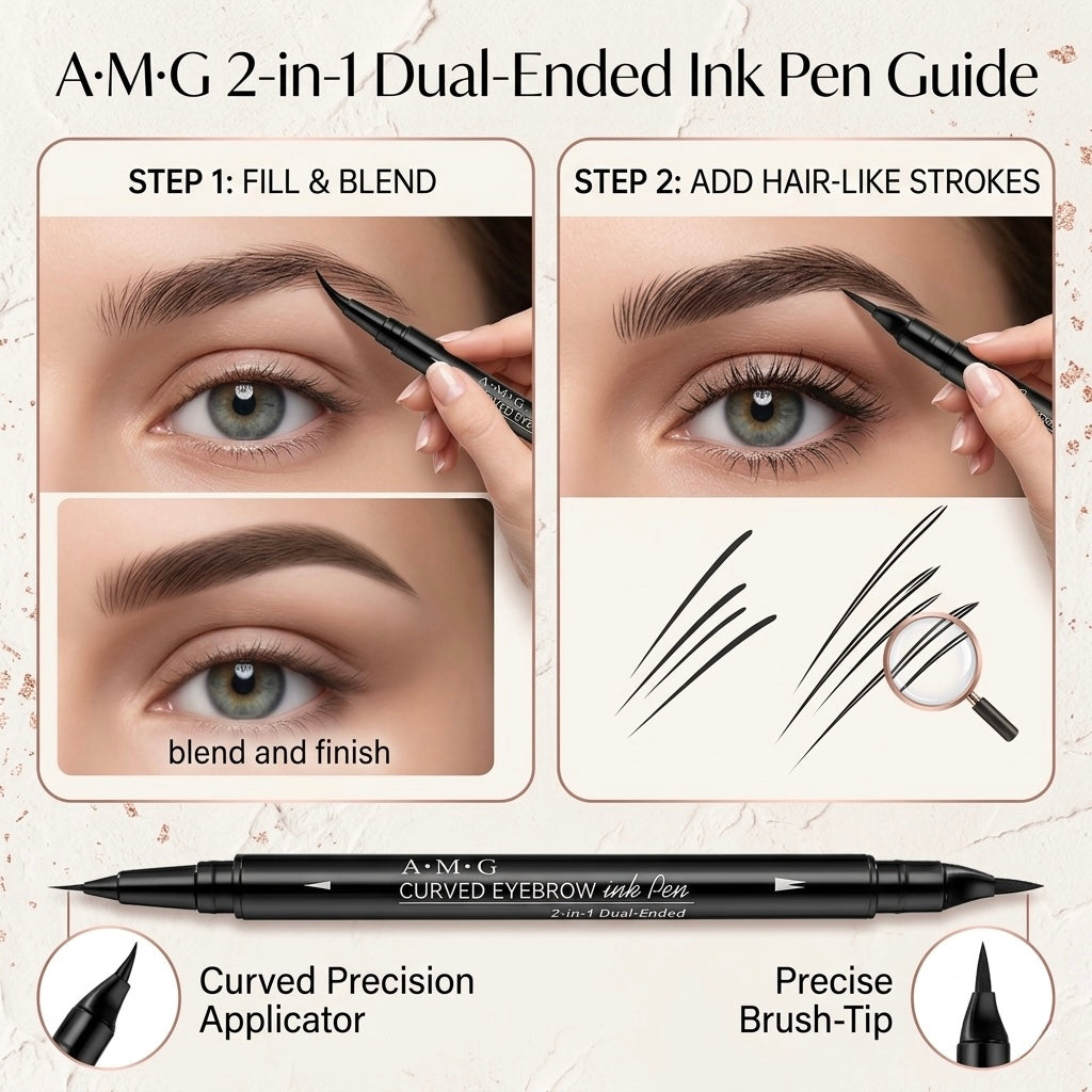 Tattoo Brow Pen – Microblade Precision for Natural-Looking Brows