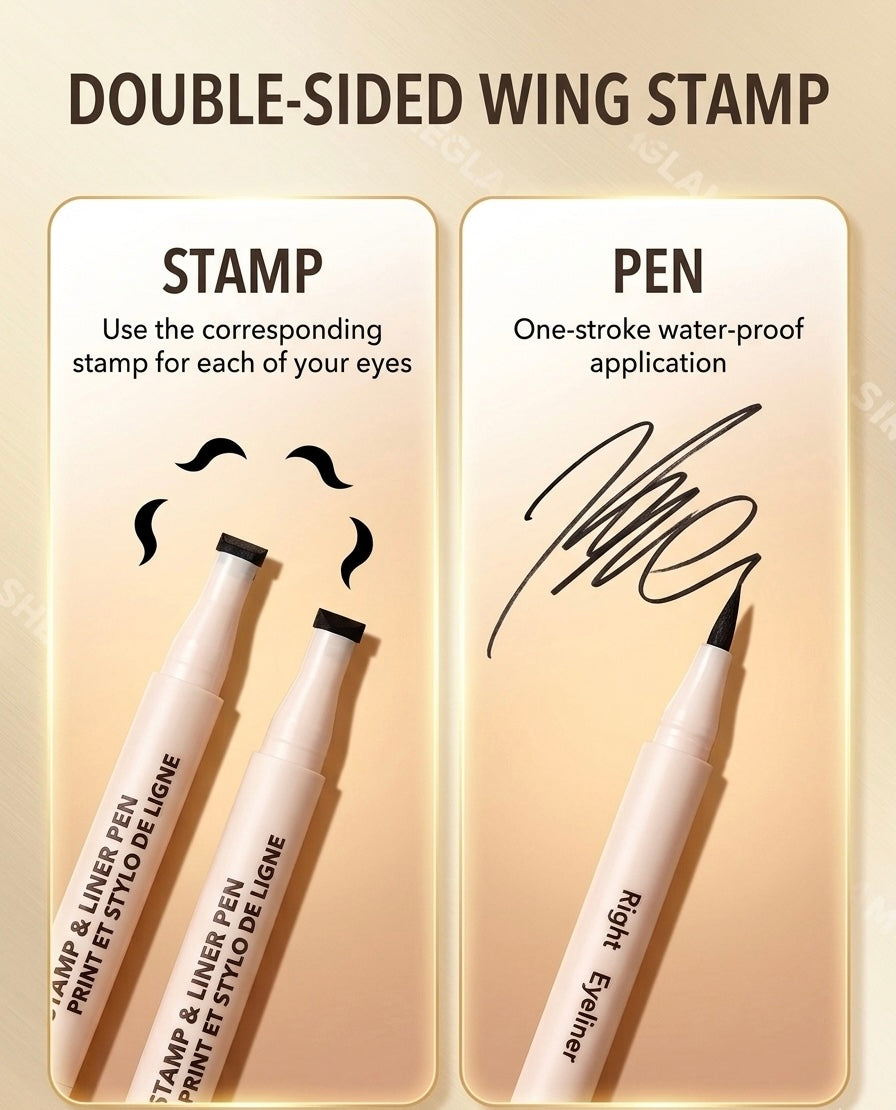 DOUBLE-SIDED WING STAMP – Perfect Winged Eyeliner in Seconds
