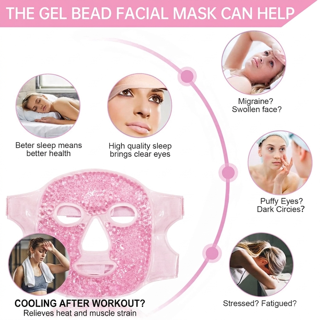 Face Ice Mask – Instant Glow & Puffiness Reduction