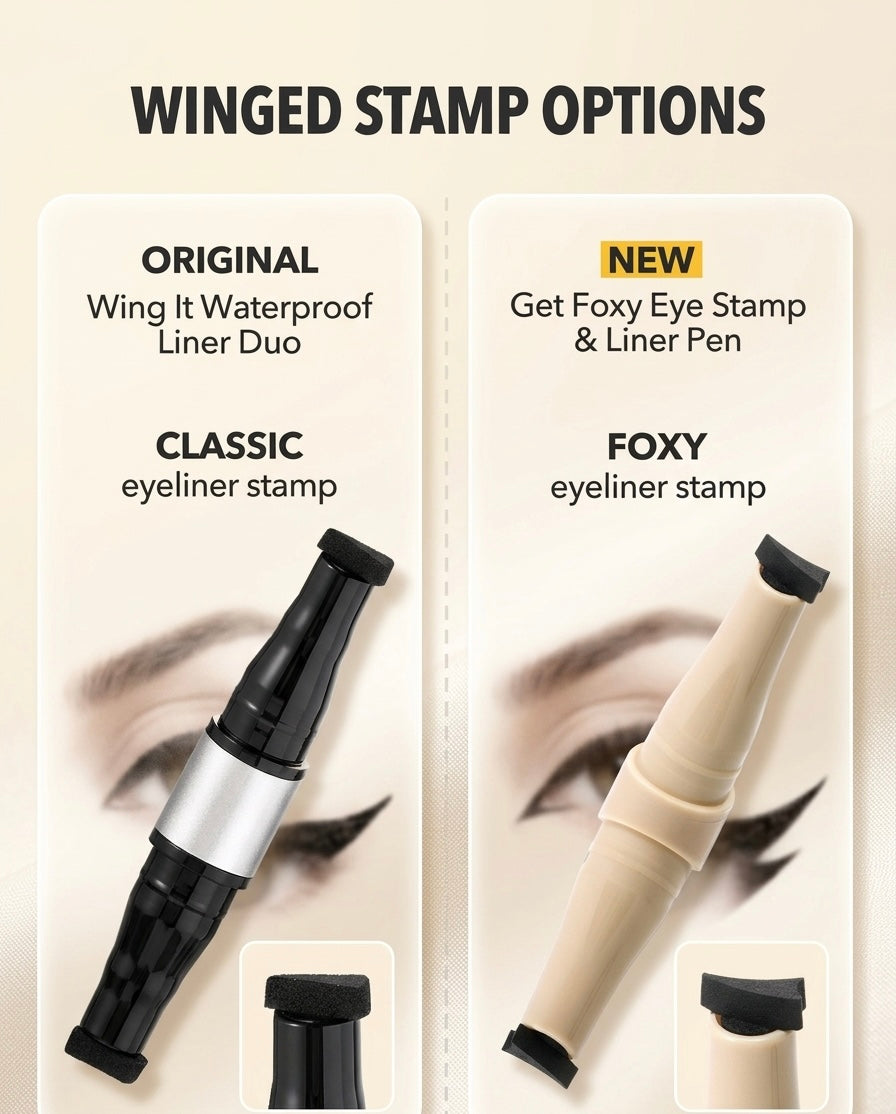 DOUBLE-SIDED WING STAMP – Perfect Winged Eyeliner in Seconds
