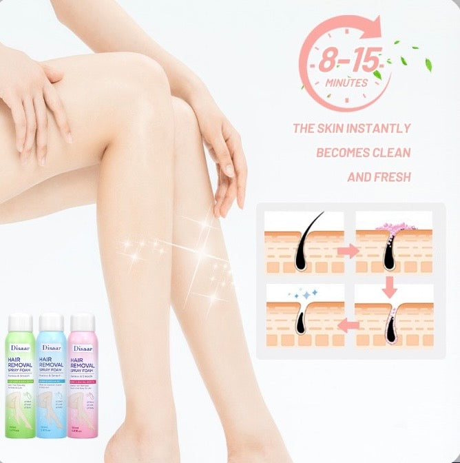 Hair Removal Spray Foam (Bikini, Legs & Body)